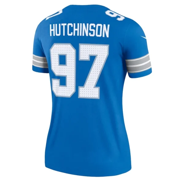 Aidan hutchinson detroit lions nike womens legend player performance top Blue L