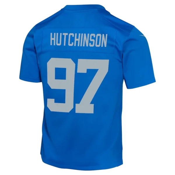 Aidan hutchinson detroit lions nike youth alternate game jersey Blue Yth L