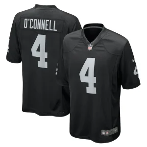 Aidan oconnell las vegas raiders nike game jersey Black