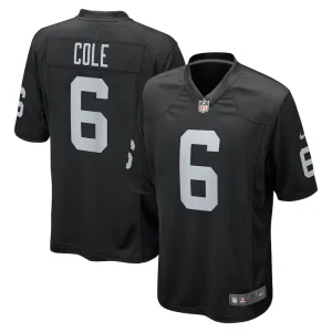 Aj cole las vegas raiders nike game jersey Black