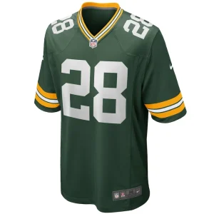 Aj dillon green bay packers nike game player jersey Green M