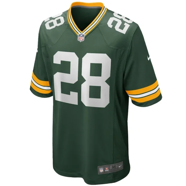 Aj dillon green bay packers nike team game jersey Green M