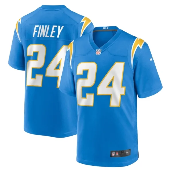 Aj finley los angeles chargers nike team game jersey Powder blue