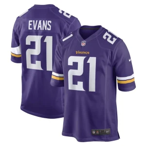 Akayleb evans minnesota vikings nike game player jersey Purple