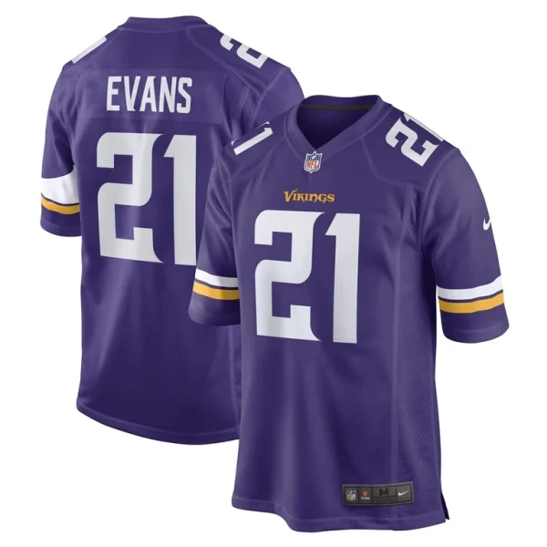 Akayleb evans minnesota vikings nike game player jersey Purple