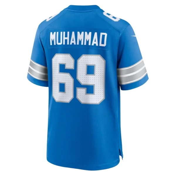 Al quadin muhammad detroit lions nike team game jersey Blue L