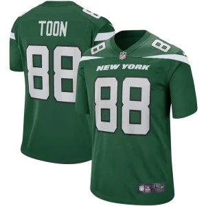 Al toon new york jets nike game retired player jersey Gotham green