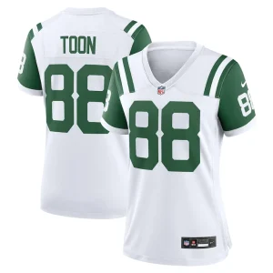 Al toon new york jets nike womens classic alternate retired player game jersey White