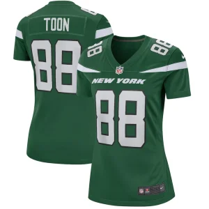 Al toon new york jets nike womens game retired player jersey Gotham green