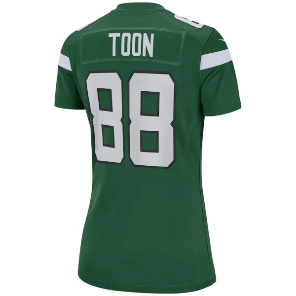 Al toon new york jets nike womens game retired player jersey Gotham green L
