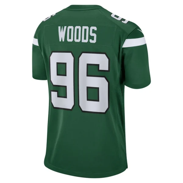 Al woods new york jets nike game jersey Gotham green L
