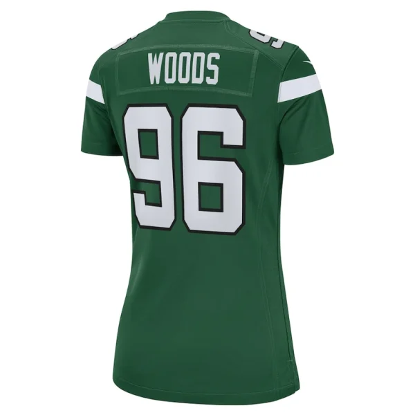 Al woods new york jets nike womens game jersey Gotham green L