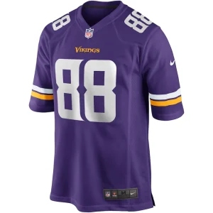 Alan page minnesota vikings nike game retired player jersey Purple M