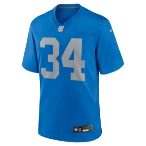 Alex anzalone detroit lions nike alternate game jersey Blue M