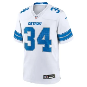 Alex anzalone detroit lions nike white game jersey White M