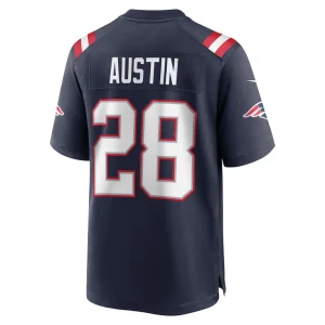 Alex austin new england patriots nike game jersey Navy L