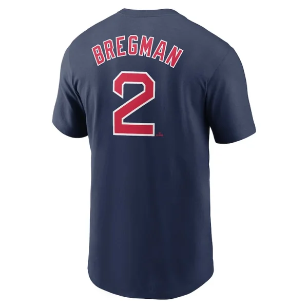 Alex bregman boston red sox nike fuse name number t shirt Navy L