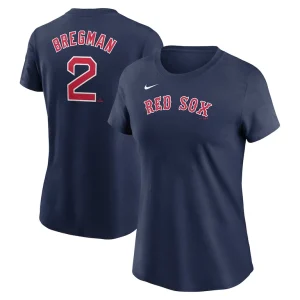 Alex bregman boston red sox nike womens fuse name number t shirt Navy