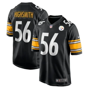Alex highsmith pittsburgh steelers nike game jersey Black