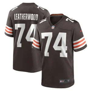 Alex leatherwood cleveland browns nike team game jersey Brown