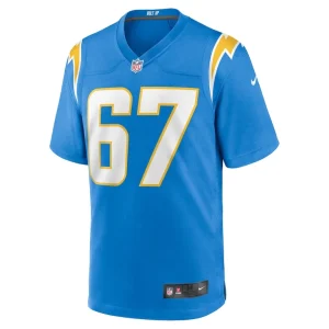 Alex leatherwood los angeles chargers nike team game jersey Powder blue M