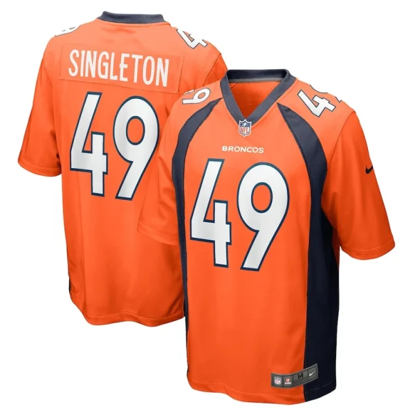 Alex singleton denver broncos nike game player jersey Orange