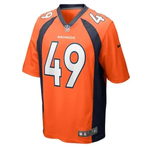 Alex singleton denver broncos nike game player jersey Orange M