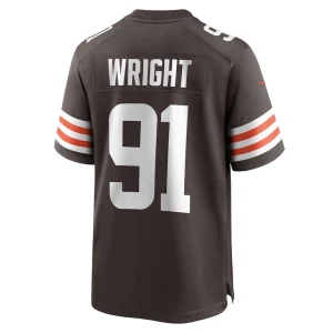 Alex wright cleveland browns nike team game jersey Brown L
