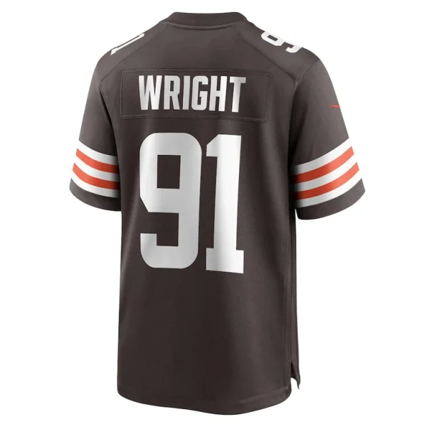 Alex wright cleveland browns nike team game jersey Brown L