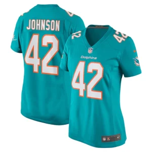 Alexander johnson miami dolphins nike womens game jersey Aqua