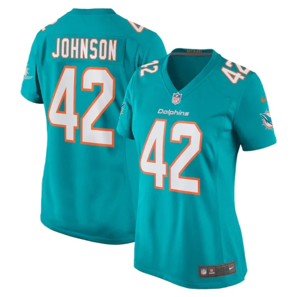 Alexander johnson miami dolphins nike womens game jersey Aqua