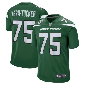 Alijah vera tucker new york jets nike game player jersey Gotham green