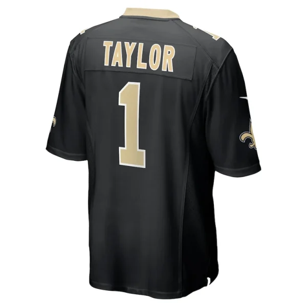 Alontae taylor new orleans saints nike team game jersey Black L