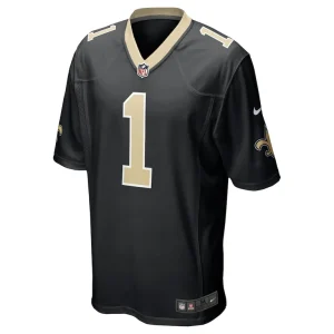 Alontae taylor new orleans saints nike team game jersey Black M