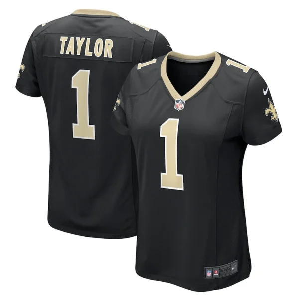 Alontae taylor new orleans saints nike womens team game jersey Black