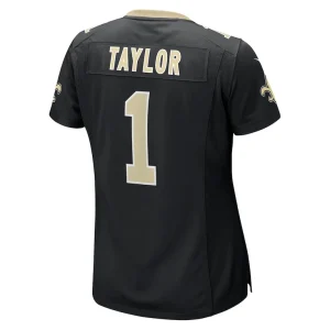 Alontae taylor new orleans saints nike womens team game jersey Black L