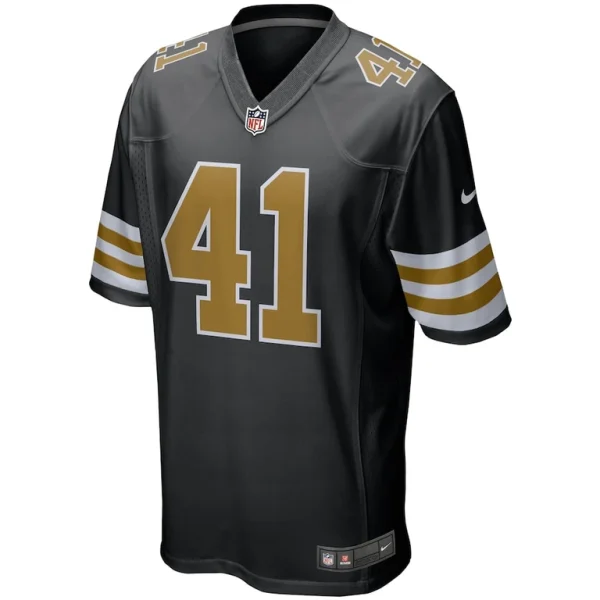 Alvin kamara new orleans saints nike alternate game jersey Black M