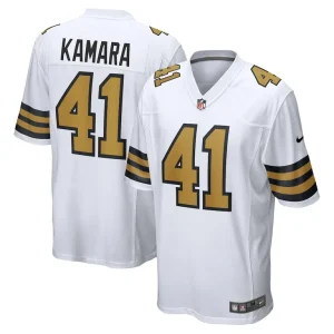 Alvin kamara new orleans saints nike alternate game jersey White