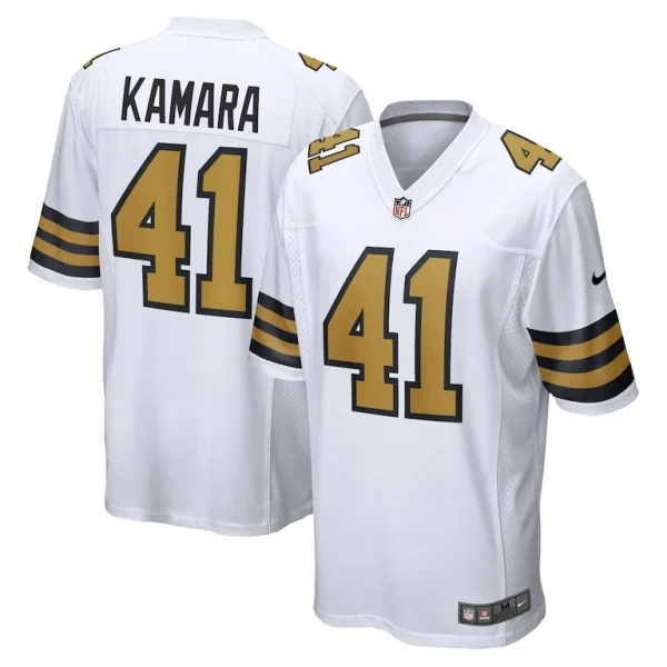 Alvin kamara new orleans saints nike alternate game jersey White
