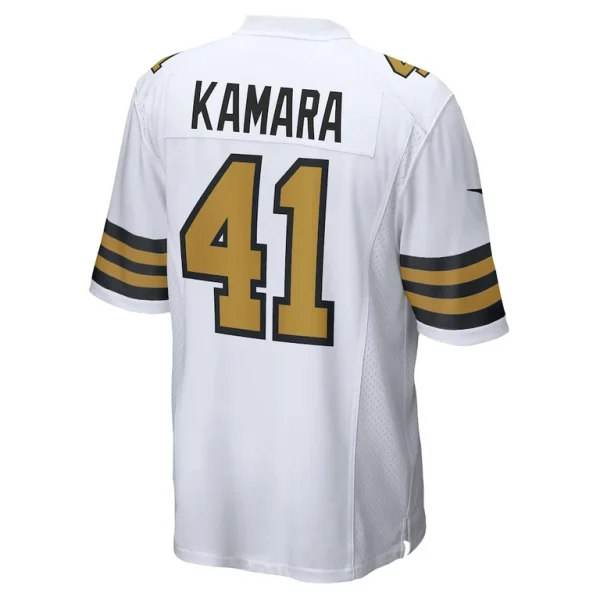 Alvin kamara new orleans saints nike alternate game jersey White L