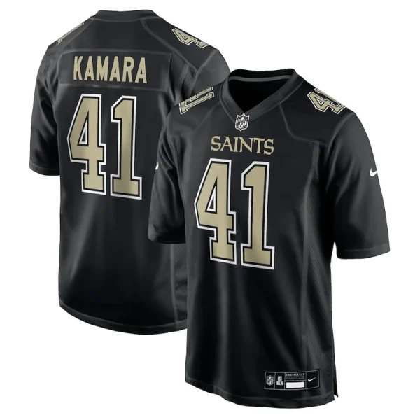 Alvin kamara new orleans saints nike fashion game jersey Carbon black