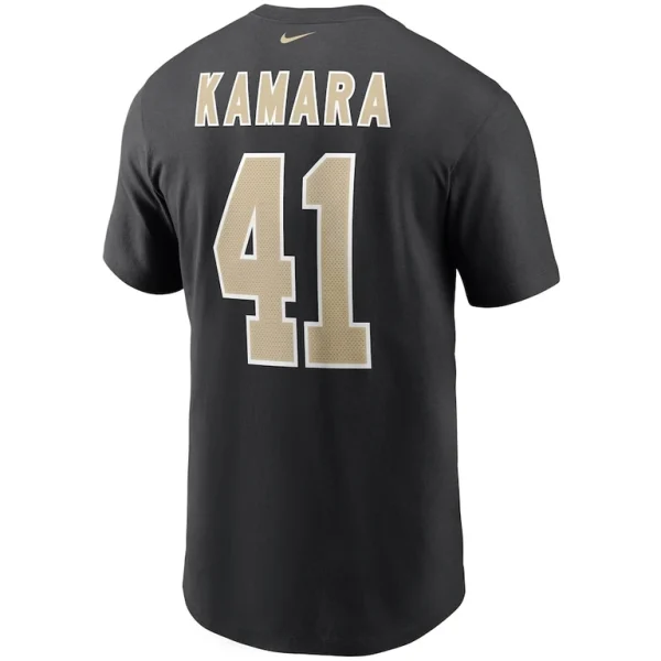 Alvin kamara new orleans saints nike name number t shirt Black L