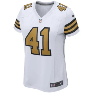 Alvin kamara new orleans saints nike womens alternate game player jersey White M