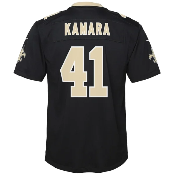 Alvin kamara new orleans saints nike youth game jersey Black Yth L