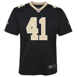 Alvin kamara new orleans saints nike youth game jersey Black Yth M