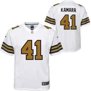 Alvin kamara new orleans saints nike youth game jersey White