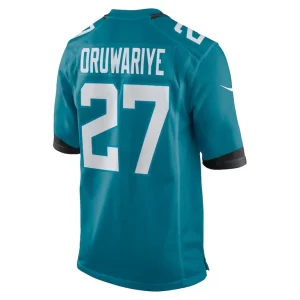 Amani oruwariye jacksonville jaguars nike game jersey Teal L