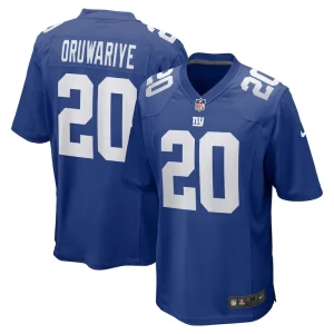 Amani oruwariye new york giants nike game jersey Royal