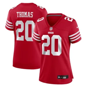 Ambry thomas san francisco 49ers nike womens game jersey Scarlet