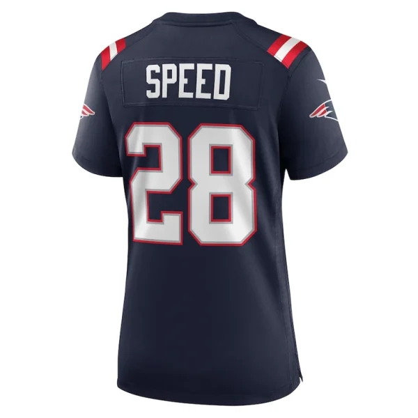 Ameer speed new england patriots nike womens team game jersey Navy L